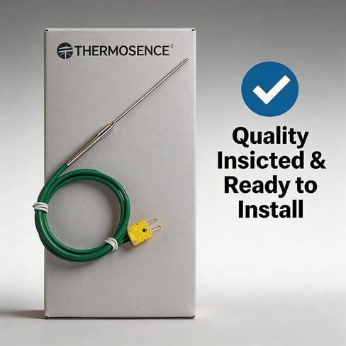 TL1911SL Type K Thermocouple Probe Temperature Range: -40°F to 1500°F | Suitable for kilns, industrial ovens smoking chambers 3D printers, and similar applications in Saudi Arabia