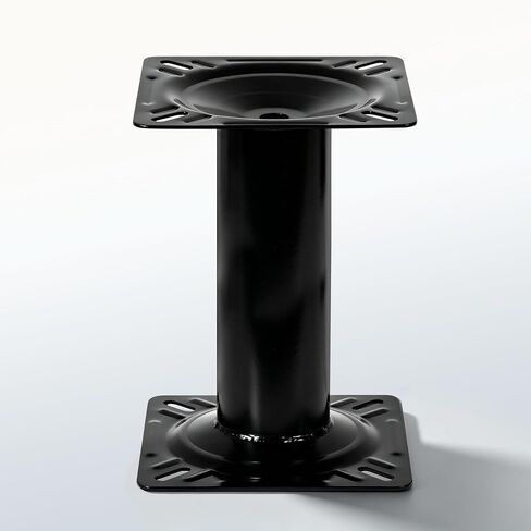Boat Seat Pedestal, Fixed Height Boat Seat Base Mount, Heavy Duty Powder Coated Steel Seat Post, Fits Jon, Bass, Fishing & Pontoon Boats in Saudi Arabia