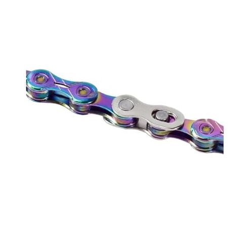 6/7/8 Speed Bike Chain Quick Link - 1/2" x 3/32", 6 Pairs (2 Gold + 2 Silver + 2 Iridescent) Master Link, Hub Motor E-Bike Bicycle Connector for Commuter & Outdoor Cycling in Saudi Arabia