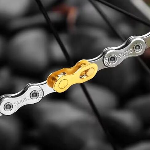 6/7/8 Speed Bike Chain Quick Link - 1/2" x 3/32", 6 Pairs (2 Gold + 2 Silver + 2 Iridescent) Master Link, Hub Motor E-Bike Bicycle Connector for Commuter & Outdoor Cycling in Saudi Arabia