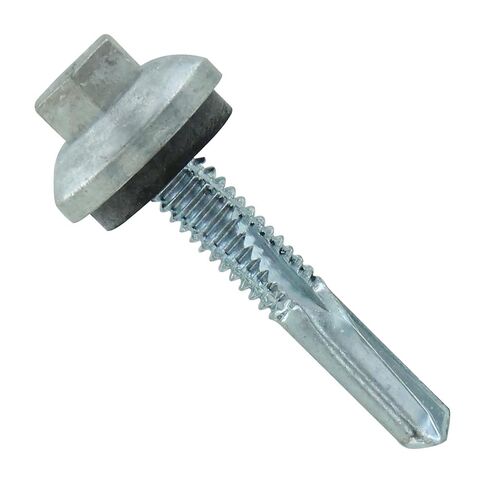 Fasteners Plus ST Fastening #12-24 x 1-1/4" ZXL HG Steelbinder Metal Roofing Screws Metal-to-Metal - Galvanized (Pack of 250) in Saudi Arabia