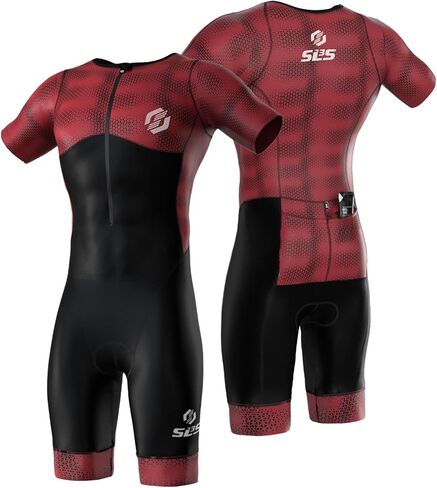 SLS3 Triathlon Suits Mens - Aerodynamic Sleeved Mens Tri Suit – Lightweight Trisuit with Premium FX Fabrics - 2 Pockets in Saudi Arabia