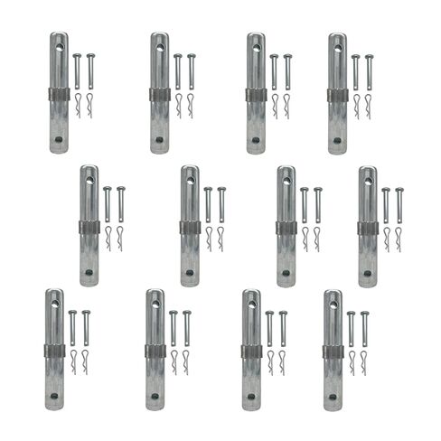 Fudatong Scaffolding Coupling Pin 1-1/4"OD x 8.5" L with 1" Collar and Locking Pins Scaffold, 12 Pack in Saudi Arabia