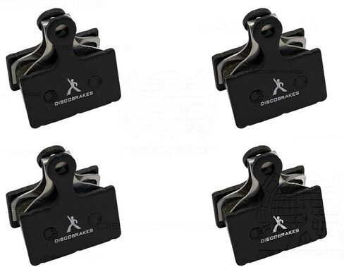 4 Pairs of Disc Brake Pads, Semi-Metallic, Compatible with Tektro, HD-R510, HD-R310, F10XS, F10BS, FM Caliper in Saudi Arabia
