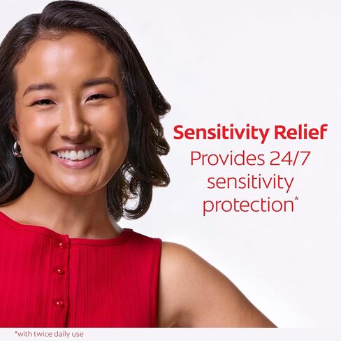 Colgate Optic White Sensitivity Relief Teeth Whitening Toothpaste, 3 Pack, Anticavity Toothpaste for Sensitive Teeth, Fluoride, Enamel Safe, Soothing Mint Flavor, 3.8 OZ in Saudi Arabia