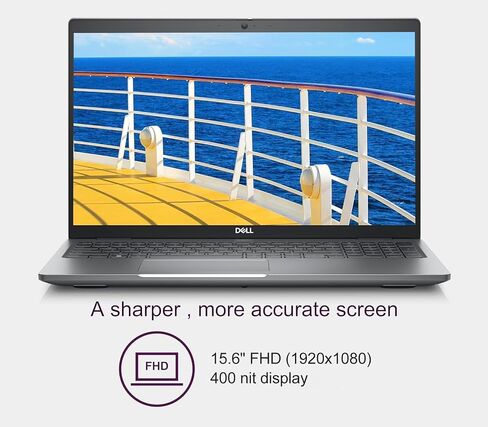كمبيوتر محمول Dell Precision 3580 Mobile Workstation (شاشة لمس FHD مقاس 15.6 بوصة، Intel 10-Core i7-1355U، ذاكرة الوصول العشوائي 32 جيجابايت، 1 تيرابايت SSD) للأعمال، المهندس، الإضاءة الخلفية، كاميرا ويب IR 1080p، 2xThunderbolt 4، Wi-Fi 6E، Win 11 Pro in Kuwait