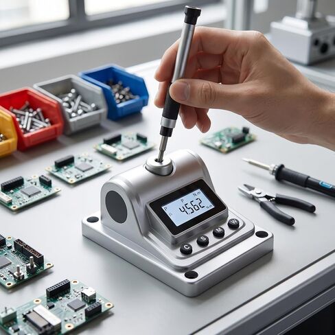 Sorandy Digital Torsion Meter, Desktop Torque Tester Tool, Electronic Measurement Device, with 3 Modes and 4 Units for Industrial Automotive and Engineering Analysis in Saudi Arabia