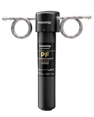 Waterdrop 15UA-UF 0.01 μm Ultra Filtration Under Sink Water Filter System, 2 Years, Reduces Lead, Chlorine, Bad Taste & Odor, Connects Directly to Your Faucet in Saudi Arabia