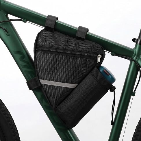 Bike Bags for Bicycles, Bike Triangle Bags with Water Bottle Holder, Waterproof Bikes Storage Bag for Road and Mountain Bikes in Saudi Arabia