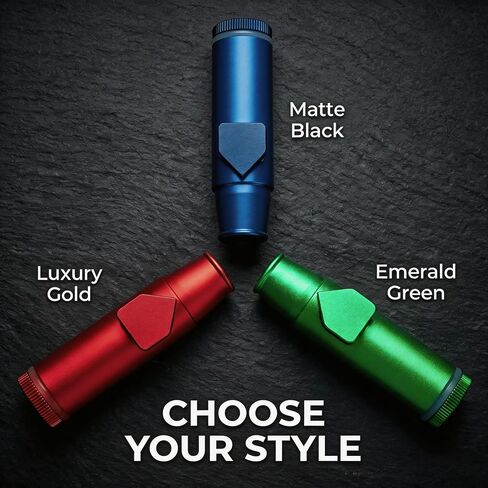 3 Pack Metal Spice Dispenser Mini Pepper Shaker OMO 2nd generation Portable Leak-Proof Storage Bottle (Blue Red Green) in Saudi Arabia