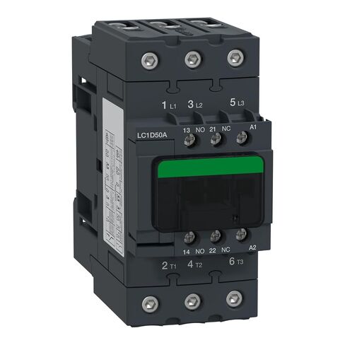 LC1D50AG7 Contactor nonreversing 50A 40HP at 480VAC 3 Phase 3 NO 120VAC 50/60Hz Coil in Saudi Arabia