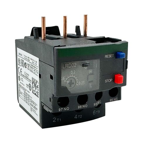 TeSys LRD02 Thermal Overload Relay 0.16-0.25A fit for contactor LC1D09-38 in Saudi Arabia