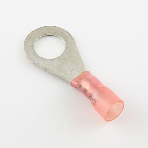 8 Ga. Heat-Shrink Ring Terminals, 1/2" Stud - (Pack of 10) in Saudi Arabia