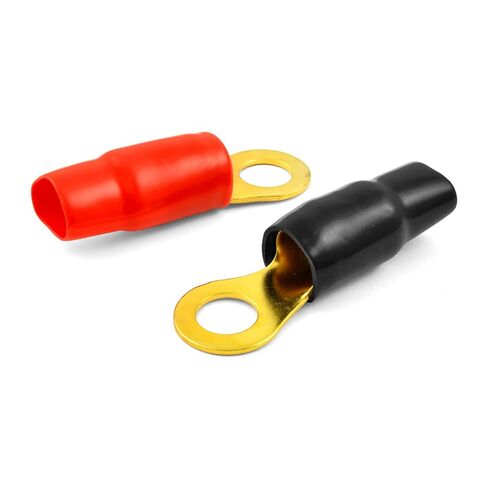 RT10-12-10 Gold Plated 1/0 Gauge 1/2" inch Ring Terminal (10/Pack) in Saudi Arabia