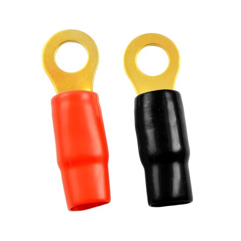 RT10-12-10 Gold Plated 1/0 Gauge 1/2" inch Ring Terminal (10/Pack) in Saudi Arabia