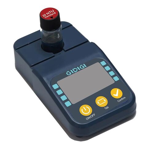 Portable Lab Turbidity Meter 0-1000NTU with Standard Solution Kits | Handheld Turbidimeter, ISO 7027 Compliant Water Quality Meter for Drinking Water Test, Environment Monitor, Food & Beverage in Saudi Arabia