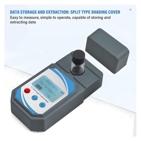 Digital Turbidity Meter Water Quality Tester Portable Turbidimeter with LCD Display 0-1000NTU for Water Test for Plant Wine Industry in Saudi Arabia