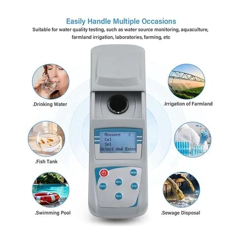 Portable Turbidity Meter with Range 0-200NTU Digital Scattered Light Turbidity Detector for Lab Water Treatment for Plant Wine Industry in Saudi Arabia