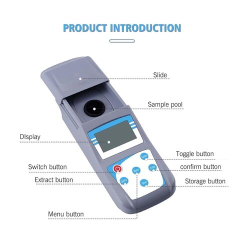 Handheld Turbidity Meter 0-200NTU Digital Electronic Water Liquid Turbidimeter for Laboratory Water Treatment for Plant Wine Industry in Saudi Arabia