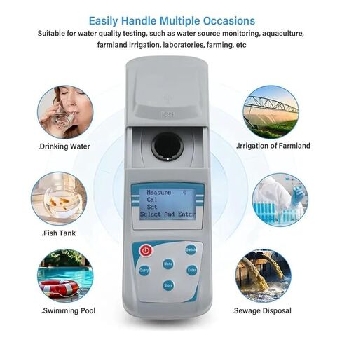 Handheld Turbidity Meter 0-200NTU Digital Electronic Water Liquid Turbidimeter for Laboratory Water Treatment for Plant Wine Industry in Saudi Arabia