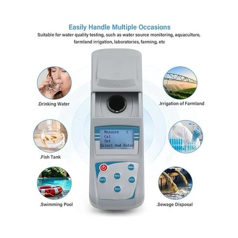 Handheld Turbidimeter Portable Turbidity Meter with Microcomputer for Swimming Pools and Water Quality Lab for Plant Wine Industry in Saudi Arabia