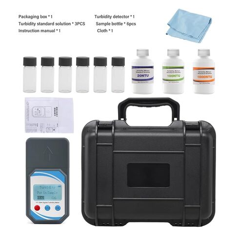 Digital Turbidity Tester with Range 0-1000NTU Water Quality Meter Portable Turbidimeter for Lab Water Treatment for Plant Wine Industry in Saudi Arabia