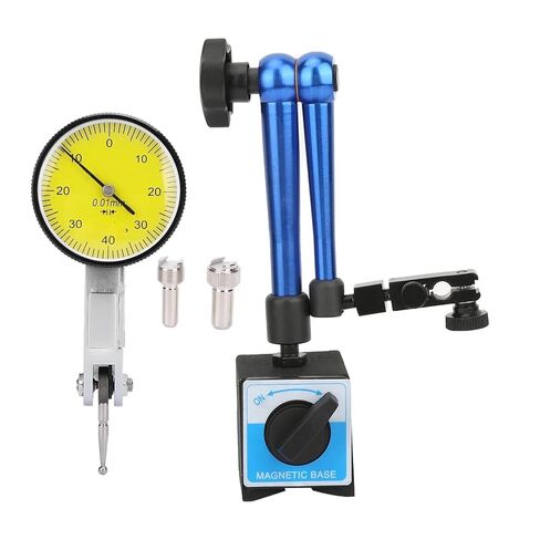 Magnetic Base Holder Stand Magnetic Flexible Base Holder Stand with Dial Test Indicator Gauge Blue Universal Dial Base Holder in Saudi Arabia
