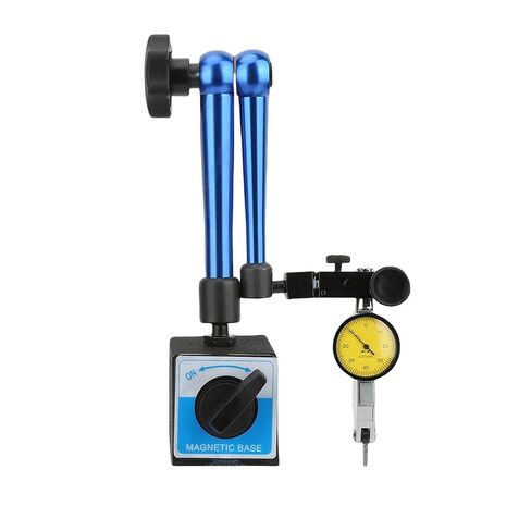 Magnetic Base Holder Stand Magnetic Flexible Base Holder Stand with Dial Test Indicator Gauge Blue Universal Dial Base Holder in Saudi Arabia