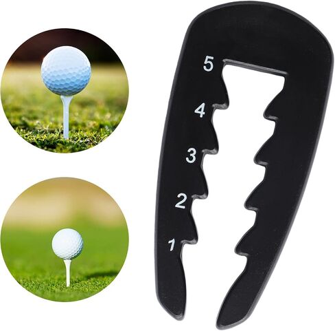 panthra 2 PCS Golf Tee Height Setter, Tee Height Tool, Elevator Tool, Ball Marker, Improve The Accuracy of The Golf Club, for Driving Range, Irons in Saudi Arabia