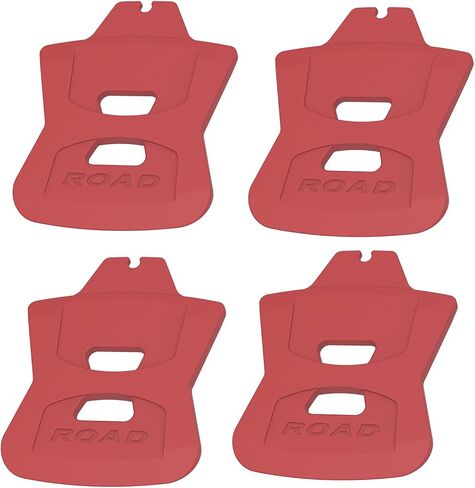 4 Pack Bicycle Disc Brake Pad Spacer for SRAM Road, Hydraulic Brake Pad Insert Spreader for SRAM,Red Color in Saudi Arabia