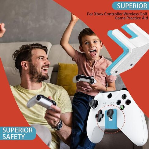 Wireless Golf Game Practice Aid, Compatible with Xbox Controller–Training Tool for Precision Shots, Golf Gaming Accessory for Solo Practice, Perfect for Casual Players(2 Pieces) in Saudi Arabia