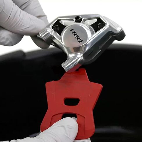 4 Pack Bicycle Disc Brake Pad Spacer for SRAM Road, Hydraulic Brake Pad Insert Spreader for SRAM,Red Color in Saudi Arabia