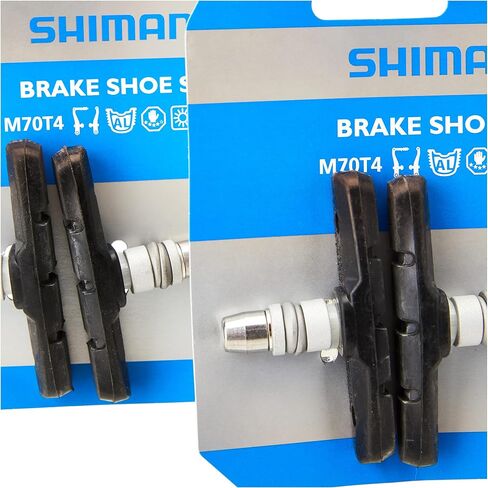 SHIMANO M70T4 Disc Brake Pad Set, Black/Gray, 70mm, Y8BM9803A, 2 Pieces in Saudi Arabia