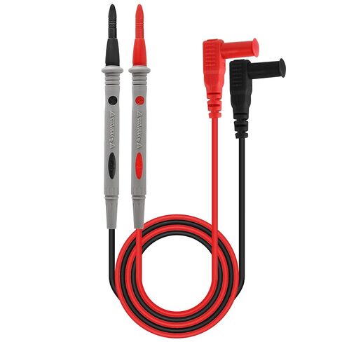 2Pack 4mm Banana Plug to Jack Male to Female Connectors Multimeter Test Lead Extensions Heavy Duty 14AWG Silicone Wires for Professional Electrical Testing in Kuwait