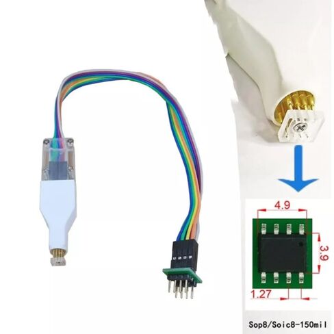 SOP8 150mil Connectors Test Clip Cable 4.4mm Space for EEPROM Programming in Saudi Arabia
