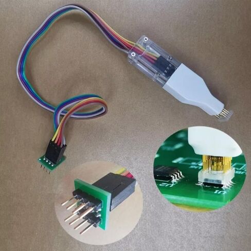 SOP8 150mil Connectors Test Clip Cable 4.4mm Space for EEPROM Programming in Saudi Arabia