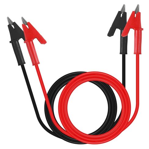 2Pack 4mm Banana Plug to Jack Male to Female Connectors Multimeter Test Lead Extensions Heavy Duty 14AWG Silicone Wires for Professional Electrical Testing in Kuwait