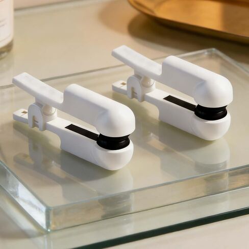 1 Pair Ear Clip Electrodes,White Rubber Reusable Ear Clips,Ear Clip Accessories,Meridian Point Stimulation Accessory Compatible with TENS 7000 and Standard Devices in Saudi Arabia