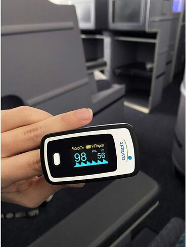 Innovo Medical Deluxe Fingertip Pulse Oximeter and Touchless Digital Forehead Thermometer Bundle in Saudi Arabia