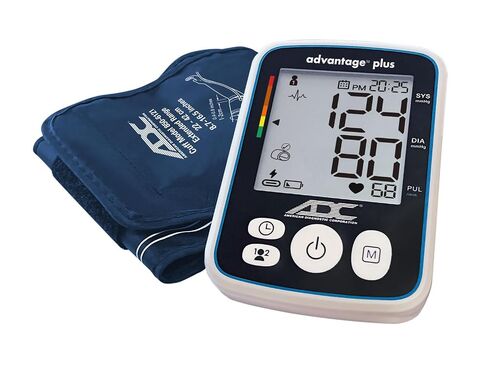 ADC Advantage Plus 6121 Automatic Digital Blood Pressure Monitor, Adult Extended-Range Upper-Arm Cuff, Navy in Saudi Arabia