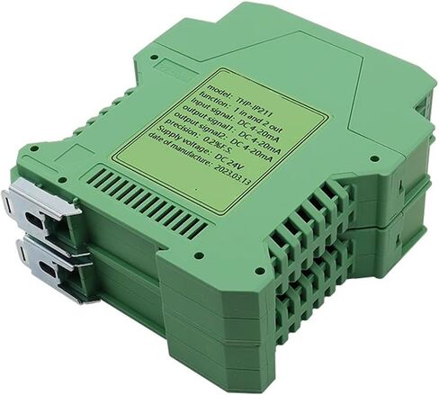 AC220V 1PCS Analog DC Signal Isolation Transmitter Current, Voltage Sensor Multi-Input, Multi-Output 0-10V 4-20mA 0-5V Signal Isolator(1 in 2 Out,4-20mA Output) in Saudi Arabia