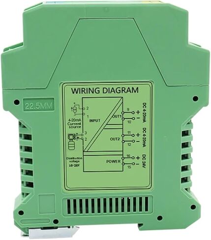 AC220V 1PCS Analog DC Signal Isolation Transmitter Current, Voltage Sensor Multi-Input, Multi-Output 0-10V 4-20mA 0-5V Signal Isolator(0-75mA,0-20mA Output) in Saudi Arabia