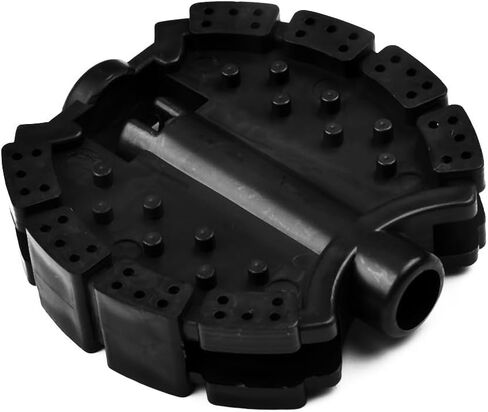 Replacement Pedals for Bicycle and Tricycle, Black Plastic Bike Foot Rest Accessories, 2-Pack in Saudi Arabia