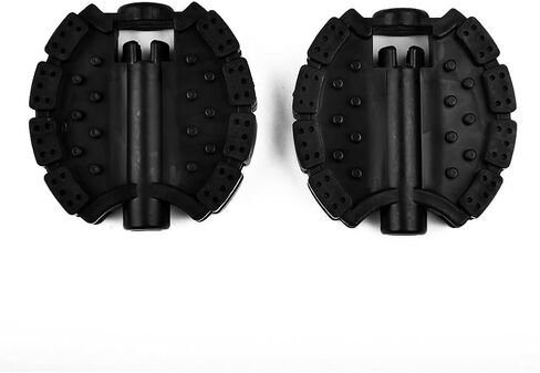 Replacement Pedals for Bicycle and Tricycle, Black Plastic Bike Foot Rest Accessories, 2-Pack in Saudi Arabia