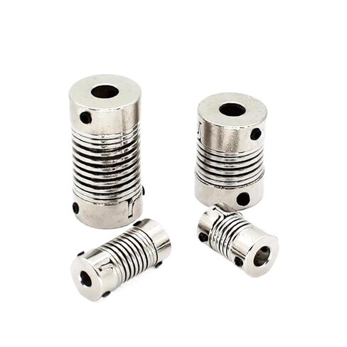 Aluminum Alloy D26L50 Spring Coupling Elastic Servo Motor Screw Rod Shaft Connector 1Pcs(5X16) in Kuwait