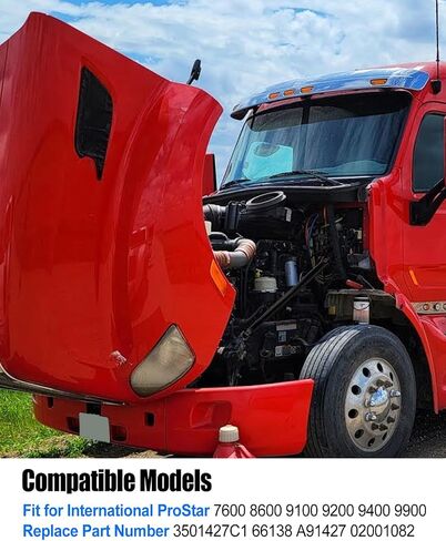 غطاء محرك السيارة A91427 مناسب للصدمات لـ International ProStar 7600 8600 9100 9200 9400 9900، استبدل 66138 3501427C1 02001082 in Kuwait