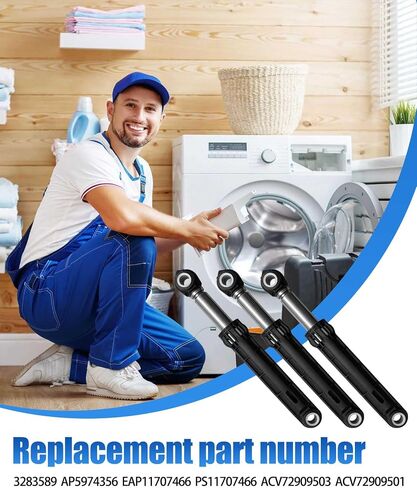 استبدال ممتص الصدمات ACV72909503 ACV72909501 مناسب لغسالة LG Kenmore WM3250HVA WM3570HWA WM3670HVA WM3700HWA WM3900HWA إلخ، استبدل AP5974356 PS11707466 3283589-3 قطع in Kuwait