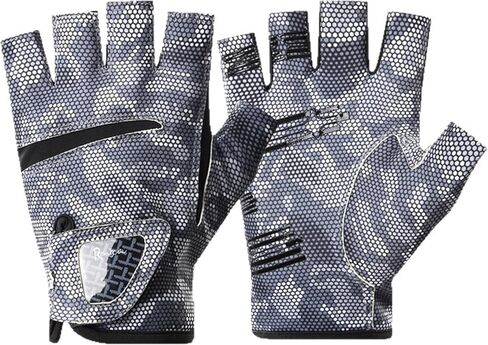 Mawjom Fishing Gloves for Men Women Full Palm Protection Grip for Gym Training Fitness Weightlifting Exercise Half Finger in Kuwait