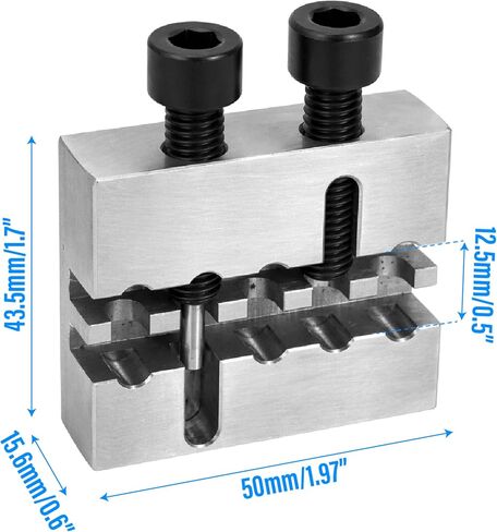 #35 Chain Breaker Tool, 1PC Racing Breaking Press, CNC Cacbon Steel Material Construction, Heavy Duty Precision Chain Grooves Breaking Tool, 6 Pins Design in Kuwait