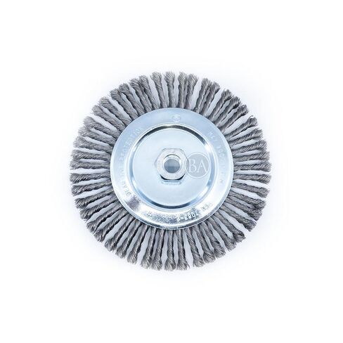 Benchmark Abrasives 7 Inch Stringer Bead Wire Wheel for Angle Grinder, Cleaning Narrow Holes, Derusting, Paint Removal, Deburring Grinding Wheels - Grinder Cutting Wheel - Carbon Steel in Kuwait